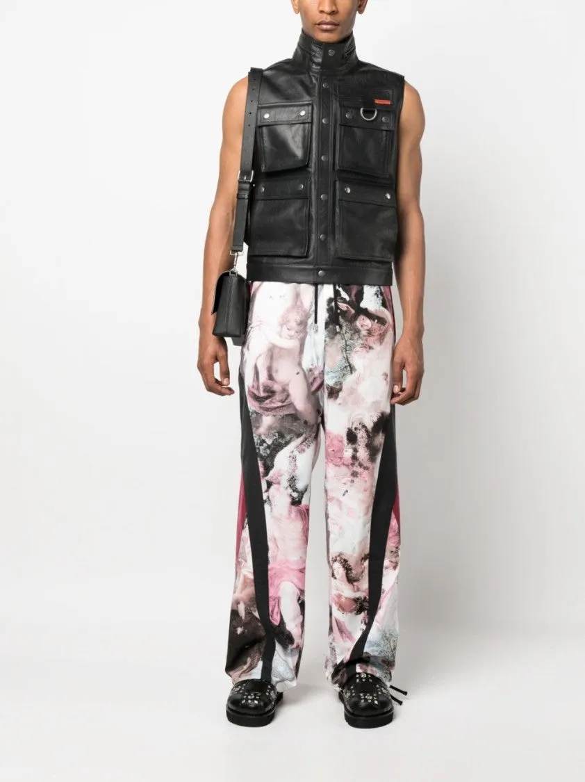 Pastel-Print Track Pants
