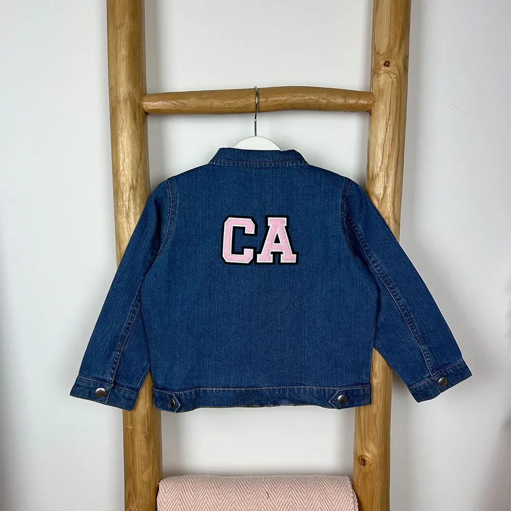 Patch 22 Personalised Kids Denim Jacket girls dresses outlet