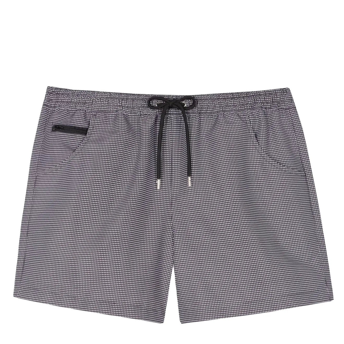 Paul Smith Houndstooth Swim Shorts Black mens shorts outlet store