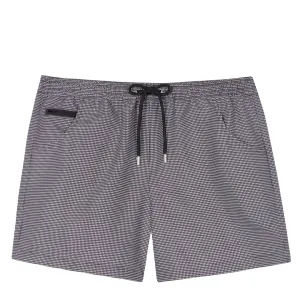 Paul Smith Houndstooth Swim Shorts Black mens shorts outlet store