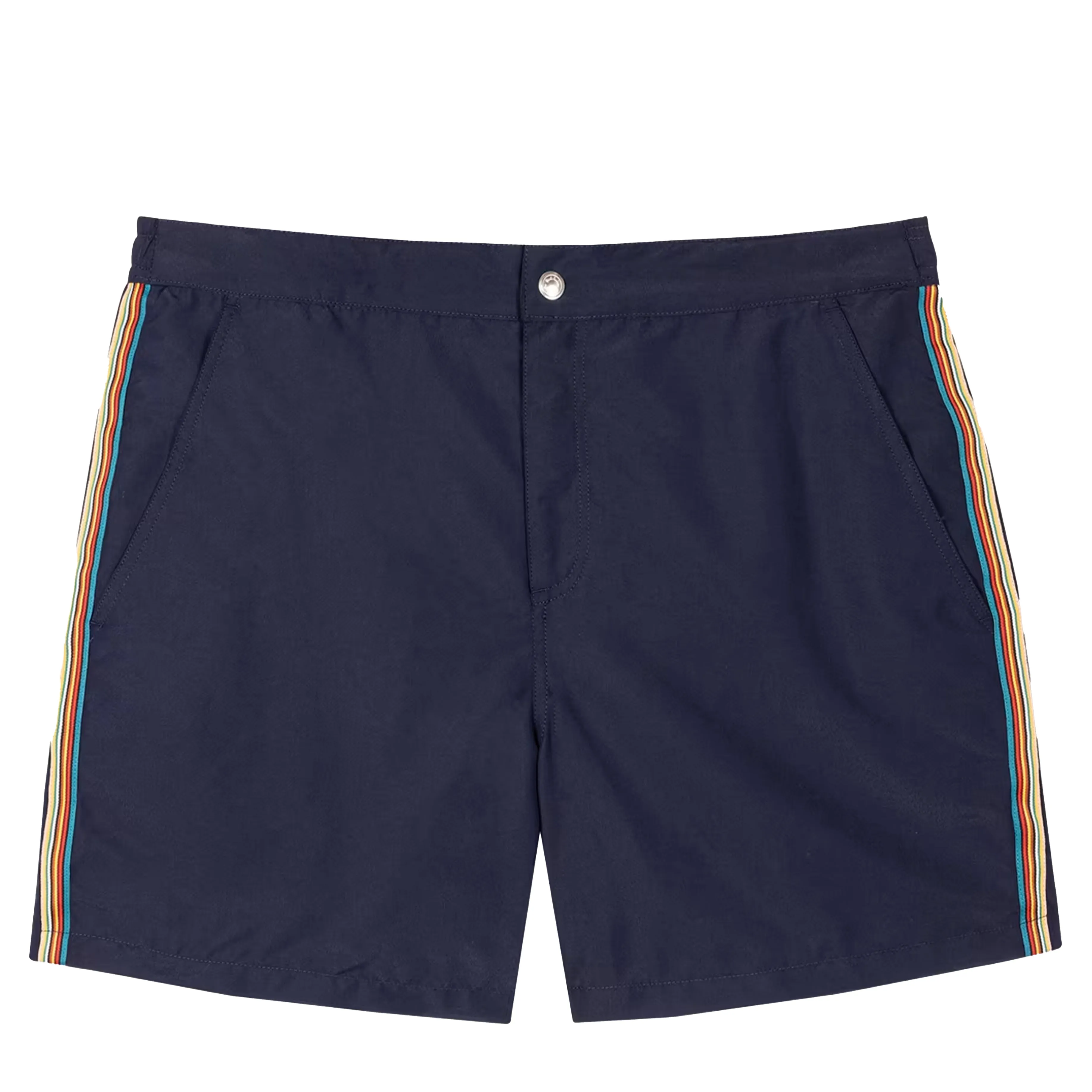 Paul Smith Signature Stripe Swim Shorts Navy mens shorts outlet store