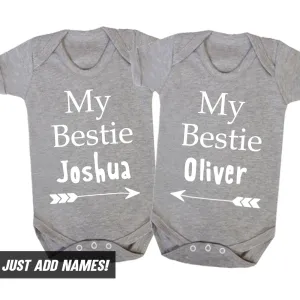 Personalised Baby Bestie Bodysuit (MRK X) cheap baby clothes online