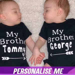 Personalised Baby Brother Arrows Bodysuit (MRK X) cheap baby clothes online