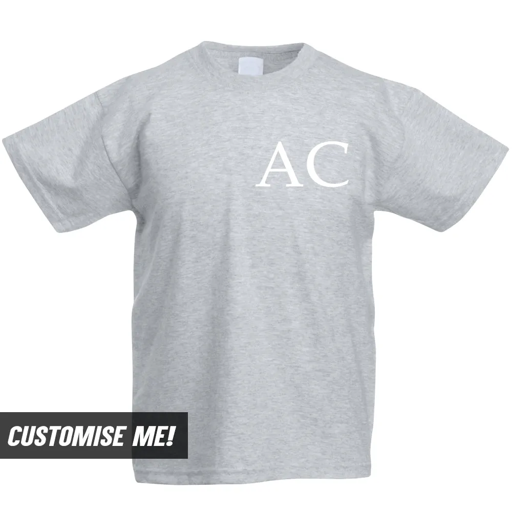 Personalised Basics Initial T-Shirt (MRK X) girls pajamas promo