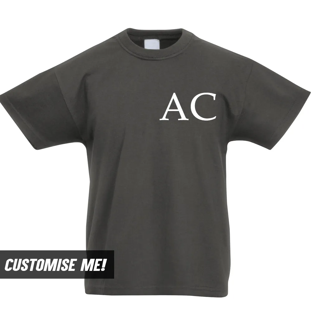 Personalised Basics Initial T-Shirt (MRK X) boys apparel promo code