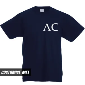 Personalised Basics Initial T-Shirt (MRK X) girls pajamas promo