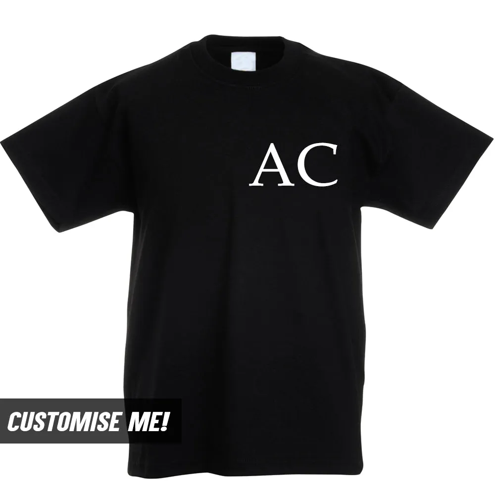 Personalised Basics Initial T-Shirt (MRK X) girls pajamas promo