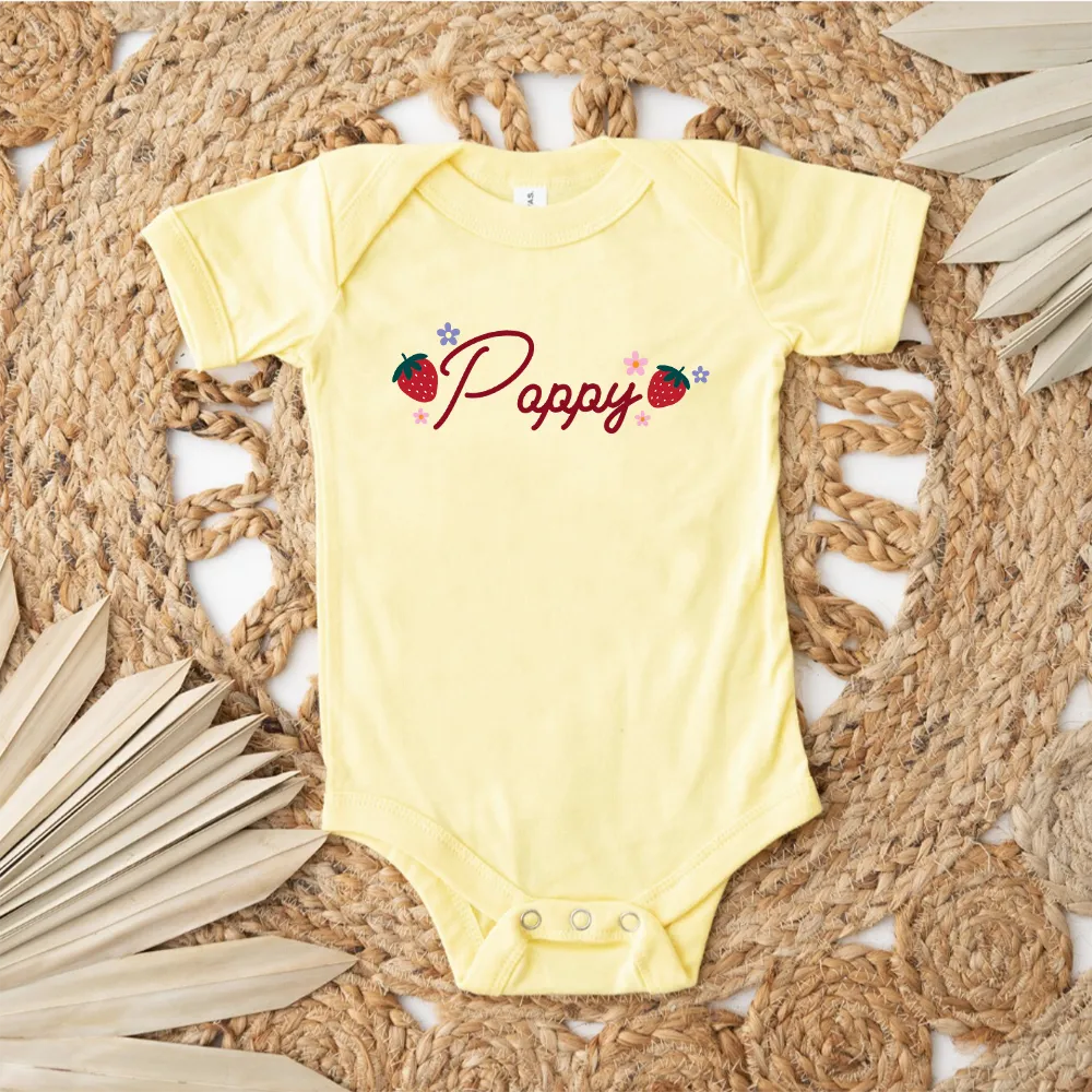 Personalised Berry Cute Spring Baby Vest