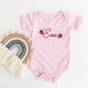 Personalised Berry Cute Spring Baby Vest cheap baby clothes online