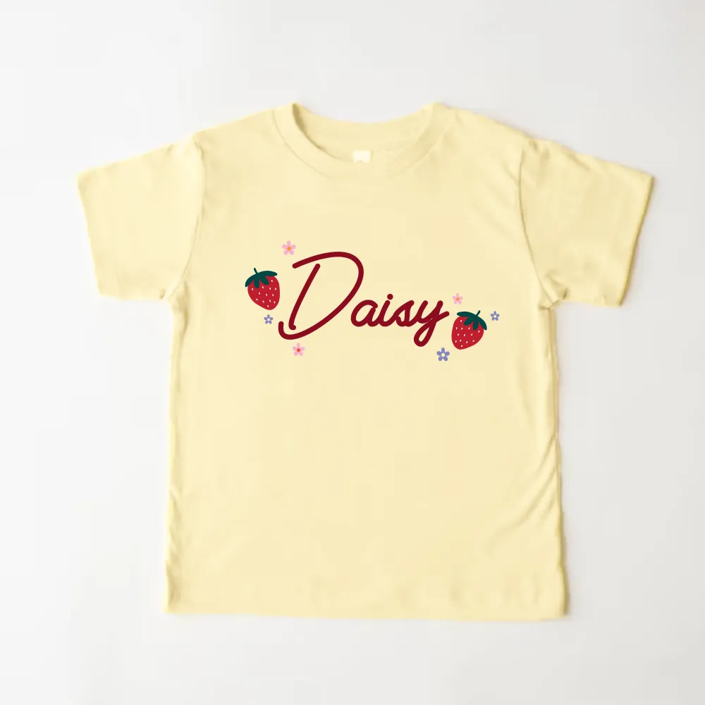 Personalised Berry Cute Spring Kids T-shirts