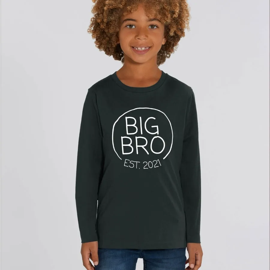 Personalised Big Bro Established Long Sleeve Top