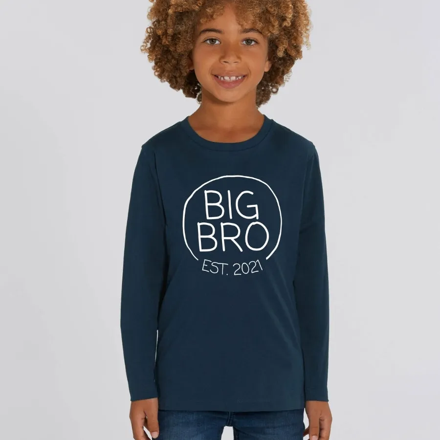 Personalised Big Bro Established Long Sleeve Top boys apparel promo code
