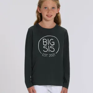 Personalised Big Sis Established Long Sleeve Top girls jeans best deals