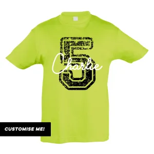Personalised Birthday Overlay T-Shirt (MRK X) boys apparel promo code