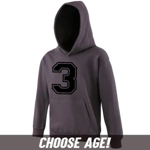 Personalised Birthday Year Hoodie (MRK X) boys clothes cheap sale