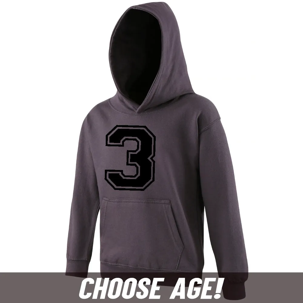 Personalised Birthday Year Hoodie (MRK X) boys clothes cheap sale