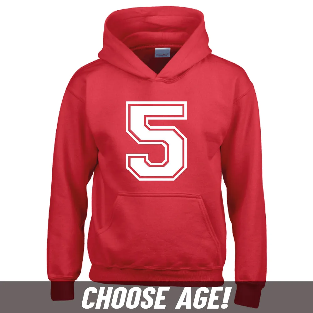 Personalised Birthday Year Hoodie (MRK X) boys clothes cheap sale
