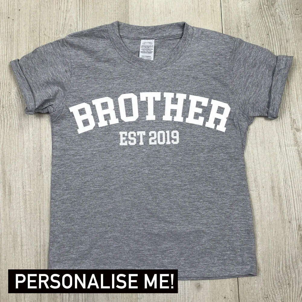 Personalised Brother Established College Tee (MRK X)