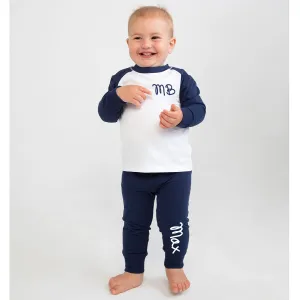 Personalised Classic Raglan Pyjamas (MRK X) girls dresses outlet