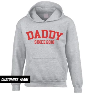 Personalised Daddy Since Hoodie (MRK X) daddy outfits clearance