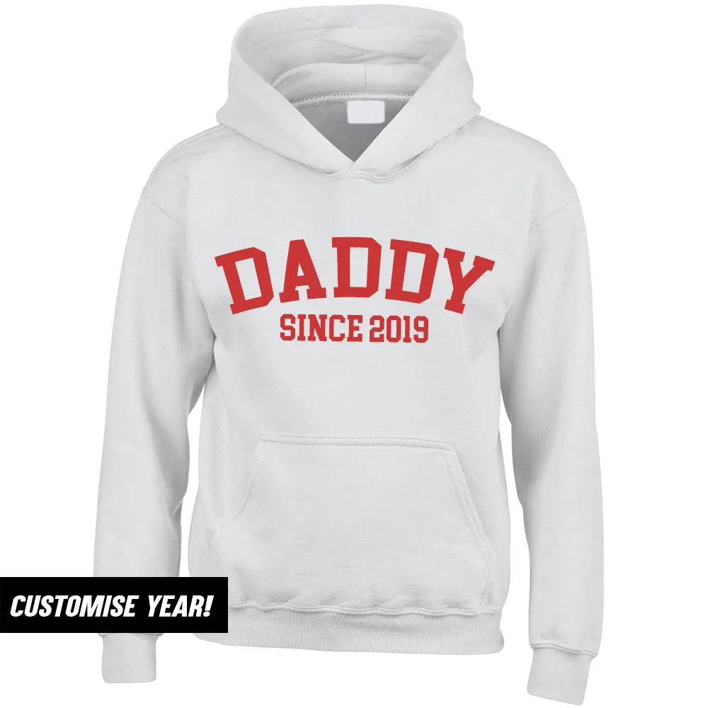 Personalised Daddy Since Hoodie (MRK X) daddy outfits clearance