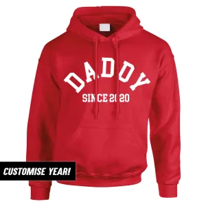 Personalised Daddy Since Hoodie (MRK X) daddy outfits clearance