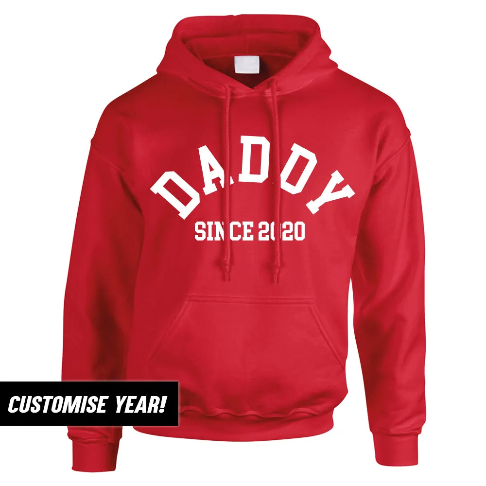 Personalised Daddy Since Hoodie (MRK X) daddy outfits clearance