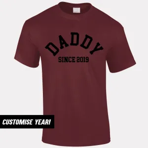 Personalised Daddy Since T-Shirt (MRK X) dad bod shirts discount