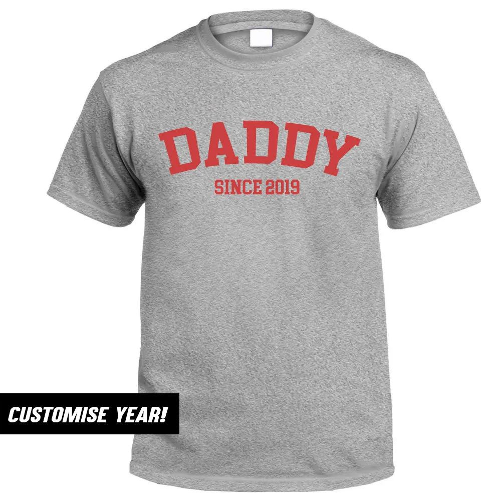 Personalised Daddy Since T-Shirt (MRK X) dad bod shirts discount