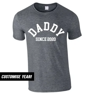 Personalised Daddy Since T-Shirt (MRK X) daddy outfits clearance