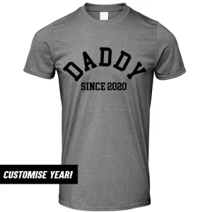 Personalised Daddy Since T-Shirt (MRK X) dad bod shirts discount