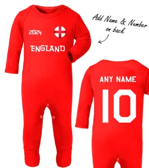Personalised England Baby Romper daddy outfits clearance