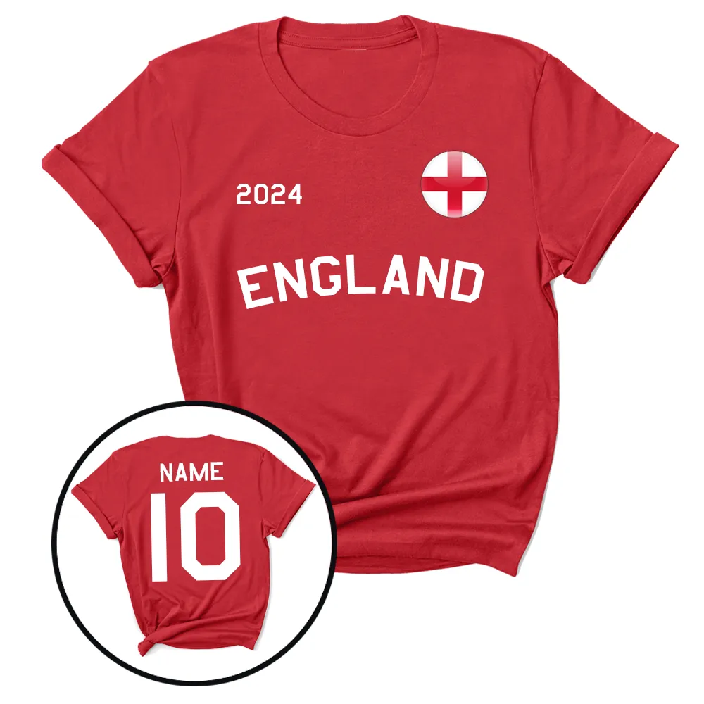 Personalised England Supporters T-Shirt daddy outfits clearance