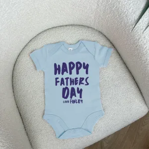 Personalised Father's Day Letter Baby Vest cheap baby clothes online
