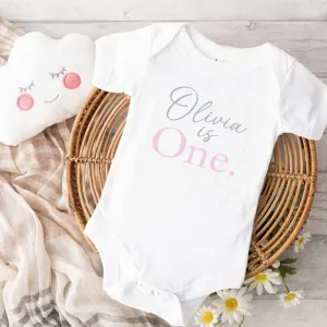 Personalised First Birthday Baby Vest boys clothes cheap sale