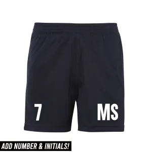 Personalised Glory Initial & Number Poly Short  (MRK X) boys apparel promo code
