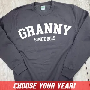 Personalised Granny Since Sweatshirt (MRK X) grandma outfits sale