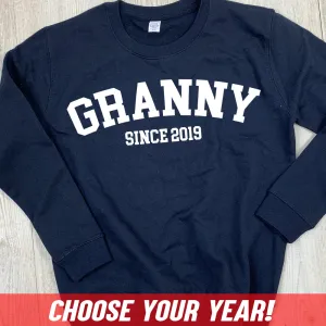 Personalised Granny Since Sweatshirt (MRK X) grandma outfits sale