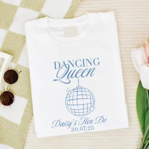 Personalised Hen Party Dancing Queen Matching T-Shirts pregnancy jeans best price