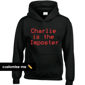 Personalised Imposter Kids Hoodie (MRK X) boys apparel promo code