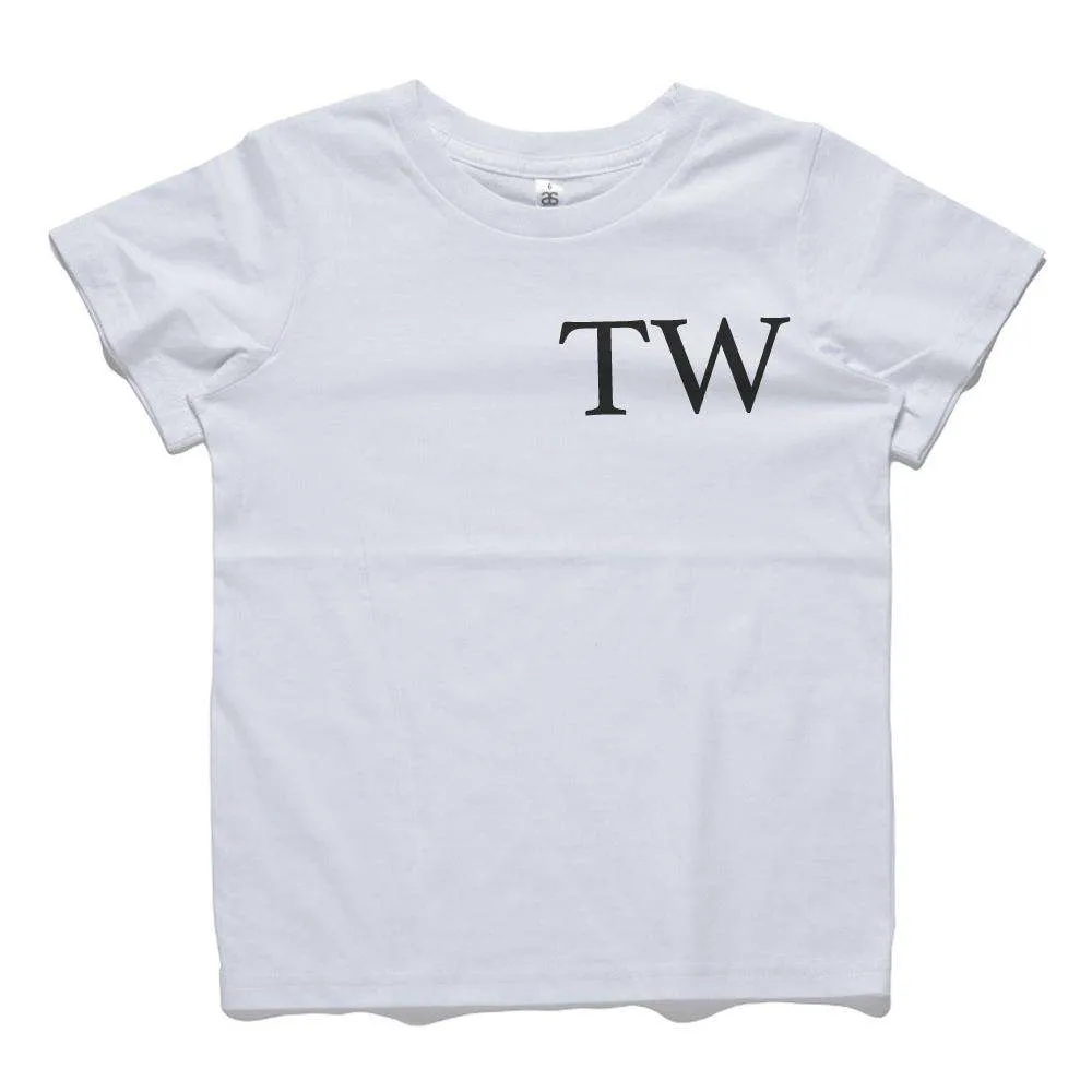 Personalised Initial Core Tee (MRK X) boys apparel promo code