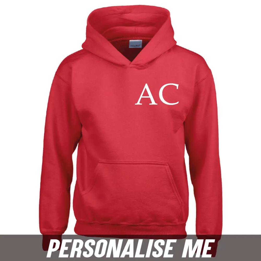 Personalised Initial Junior Hoodie 00 (MRK X) boys apparel promo code