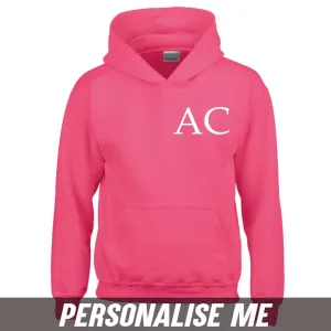 Personalised Initial Junior Hoodie 00 (MRK X) girls skirts clearance
