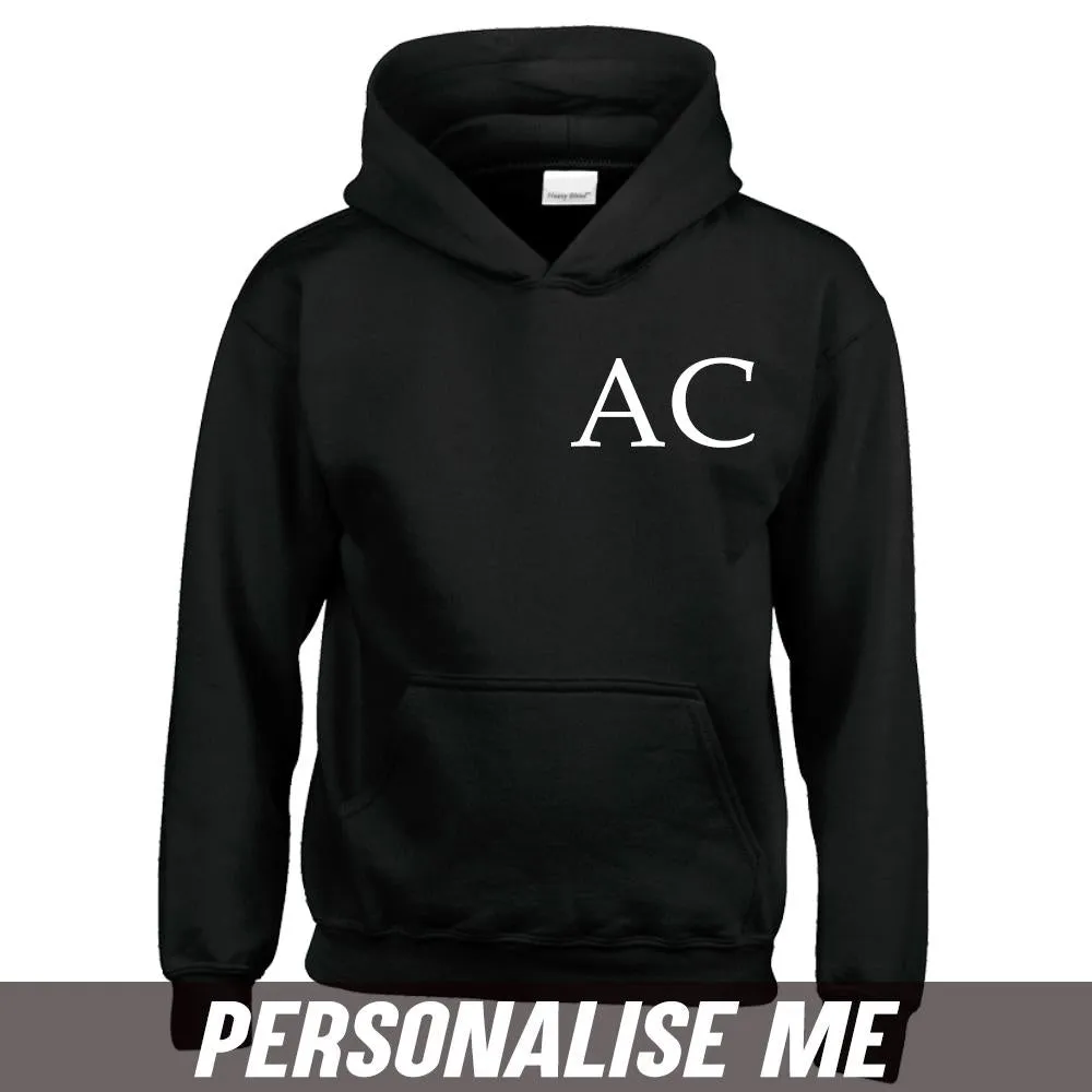 Personalised Initial Junior Hoodie 00 (MRK X) girls skirts clearance
