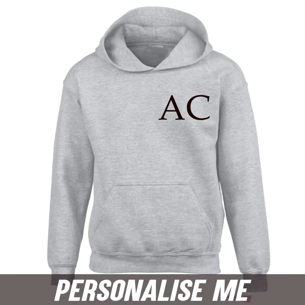 Personalised Initial Junior Hoodie 00 (MRK X) girls pajamas promo