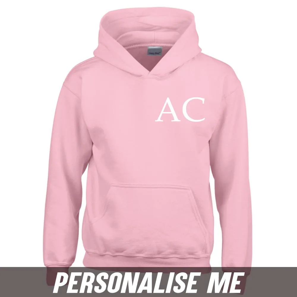 Personalised Initial Junior Hoodie 00 (MRK X) girls pajamas promo
