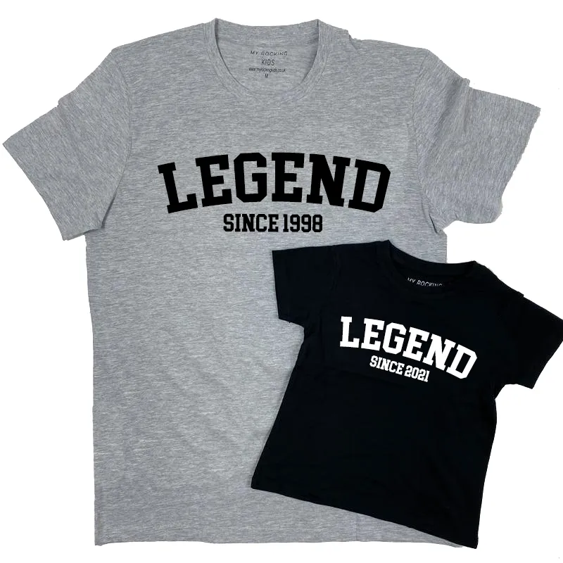 Personalised Legend Since T-Shirt (MRK X) dad bod shirts discount