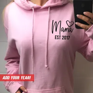 Personalised Mama Established Hoodie (MRK X) maternity wear outlet