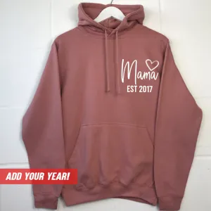 Personalised Mama Established Hoodie (MRK X) maternity wear outlet