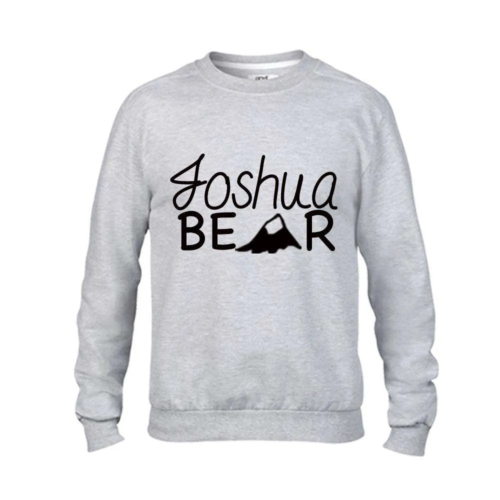 Personalised Matching Bear Family Light Grey Sweaters (MRK X)